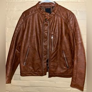 Brown Pleather Jacket